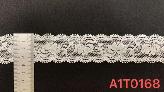 Quality 3.9cm Hollow-out Lace Trim with Diamond Pattern and Scalloped Border for Wedding Dresses and Kids Clothing Decoration factory