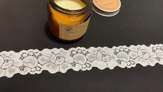 Quality 3.5cm Vintage Floral Nylon Lace Trim with Double Scalloped Edge for Lingerie and Garment Decoration factory
