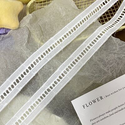 Quality Vintage Style Cotton Crochet Lace Trim with Scalloped Edge for Middle East Inspired Fashion Apparel factory