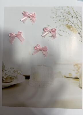 Quality Mini DIY Handmade Woven Double-layer Bow Luxury Solid  Satin Ribbon  + Organza for Christmas Gift Packaging & Children's Skirts factory