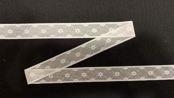 Quality 2.5cm Width Soft Nylon Spandex Delicate Diamond Mesh Elastic Lace Trim for Lingerie and Dress Decoration factory
