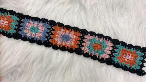 Quality Vintage Multi-Color Floral Water Soluble Embroidery Lace Trim, Polyester Square Flower Crochet Lace Tape for Garment DIY Accessories factory