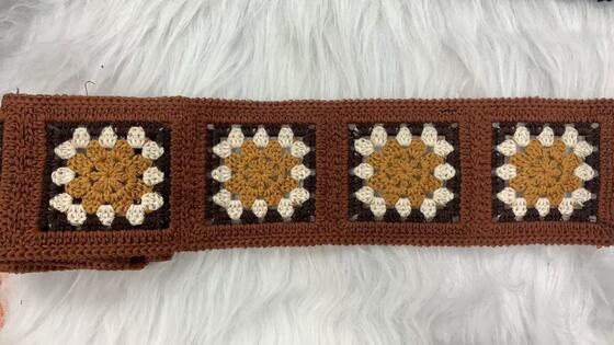 Quality Vintage Multi-Color Floral Water Soluble Embroidery Lace Trim, Polyester Square Flower Crochet Lace Tape for Garment DIY Accessories factory