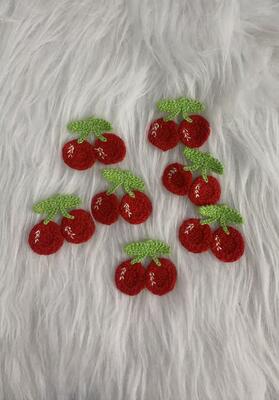 Quality Colorful Imitate Handmade Fruit patches Watermelon Strawberry Pineapple Peach Carrot  Cute Fruit Motif Imitation Handmade Applique Patches for Kids Garment Accessories factory