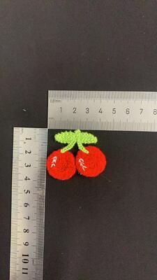 Quality Colorful Imitate Handmade Fruit patches Watermelon Strawberry Pineapple Peach Carrot  Cute Fruit Motif Imitation Handmade Applique Patches for Kids Garment Accessories factory