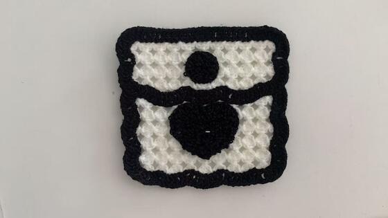 Quality Cotton/Polyester Snag-resistant embroidery patch  Crochet Flower  Square Patch, Floral Crochet Applique for Clothing Decoration factory