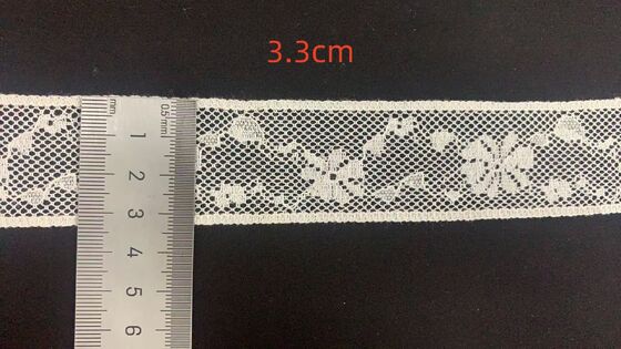 Quality Cotton Embroider Lace Trim Vintage Small Floral Net Mesh Lace Border for Garment Decoration factory