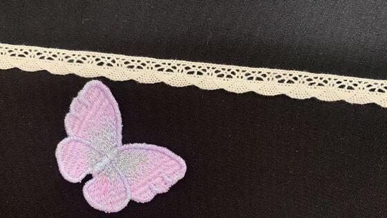 Quality 1cm Width Cotton Crochet Lace Trim with Wavy Scalloped Border and Unique Hollow Pattern for Dress Lingerie Craft Decor factory