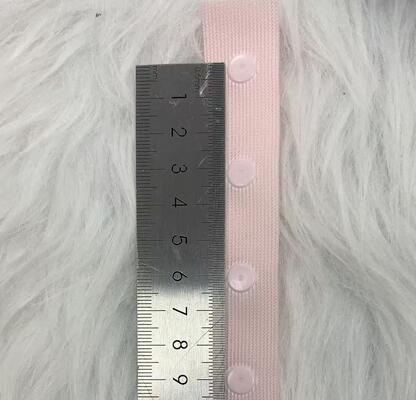 Quality Wholesale 2.1mm Wide Plastic Invisible Snap Button Ribbon Snap Fastener Tape Trim for Garment Accessories factory