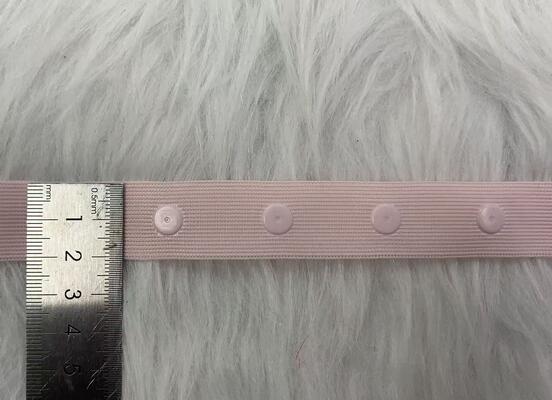 Quality Wholesale 2.1mm Wide Plastic Invisible Snap Button Ribbon Snap Fastener Tape Trim for Garment Accessories factory