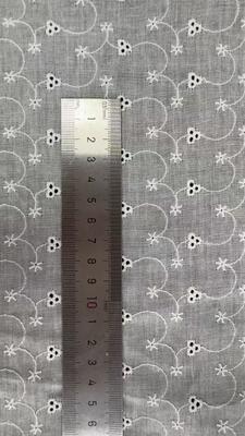 Quality Cotton Eyelet Embroidery Fabric, Hollow Floral Circle Cut‑Work Fabric for Dress Blouse Sewing factory