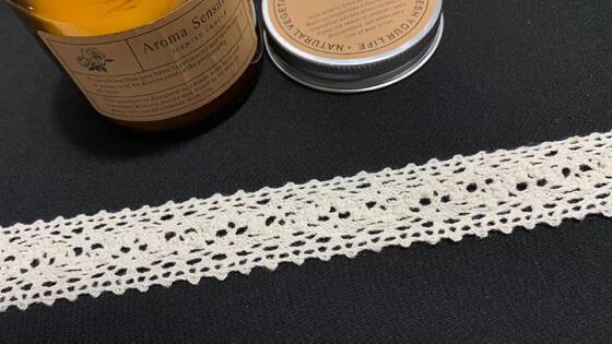 Quality Factory Bulk Wholesale 100% Cotton Crochet Lace Trim 7577 & S6196 | 2.2‑2.3cm Hollow Lace for Garment Mass Production factory