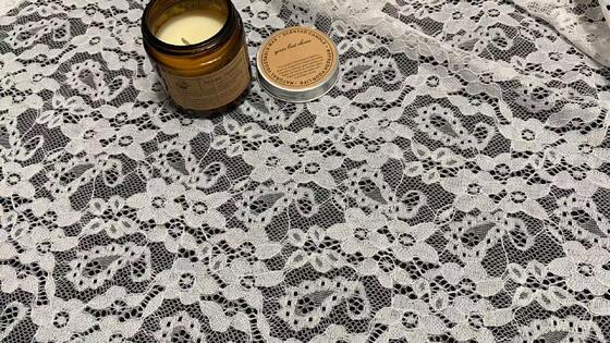 Quality Soft Breathable Floral Lace Fabric with Intricate Flower Pattern Lightweight for Dresses and Lingerie factory