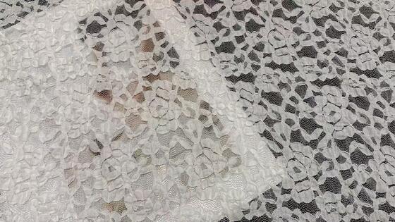 Quality Nylon Spandex Bubble Lace Fabric with Three Dimensional Floral Design and Breathable Material for Women Dress Garment Making factory
