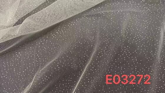 Quality Glittering Mesh Fabric with Shiny Tiny Dot Pattern Soft Stretch Lightweight Material for Lingerie and Party Dresses factory
