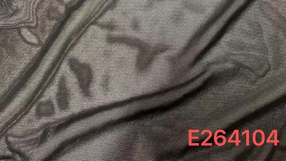 Quality Black Sheer Soft Lightweight Breathable Plain Solid Mesh Fabric for Lingerie Dress Lining and Garment Decoration factory